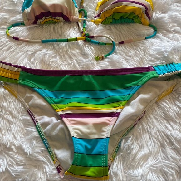 Raisins Colorblock Striped Bikini | Size XS - Picture 3 of 11